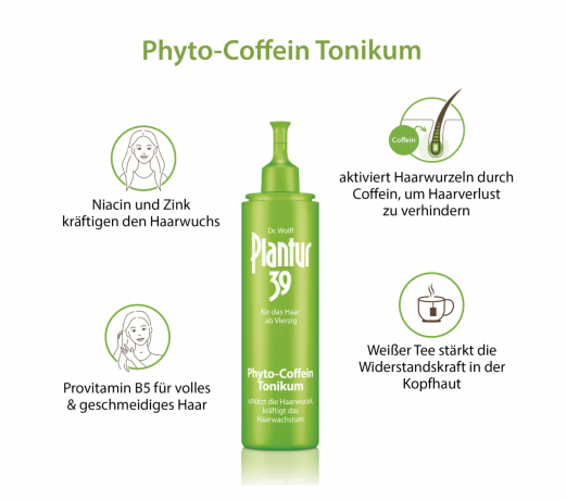 Plantur 39 Haarwasser Phyto-Coffein Tonikum, Фито-кофеиновый Тоник для силы и роста волос, 200 мл