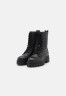 Tommy Hilfiger LACE UP BOOTIES Platform ankle boots black БОТИНКИ НА ШНУРОВКЕ Ботильоны на платформе черный