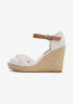 Tommy Hilfiger SEERSUCKER Wedge sandals seersucker soothing pink SEERSUCKER Босоножки на танкетке Сирсакер успокаивающий розовый