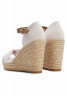 Tommy Hilfiger SEERSUCKER Wedge sandals seersucker soothing pink SEERSUCKER Босоножки на танкетке Сирсакер успокаивающий розовый