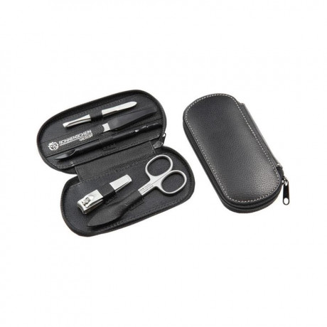 Hans Kniebes Manicure-Etui, Rindleder, rostfrei Маникюрный чемоданчик, воловья кожа, нержавеющий