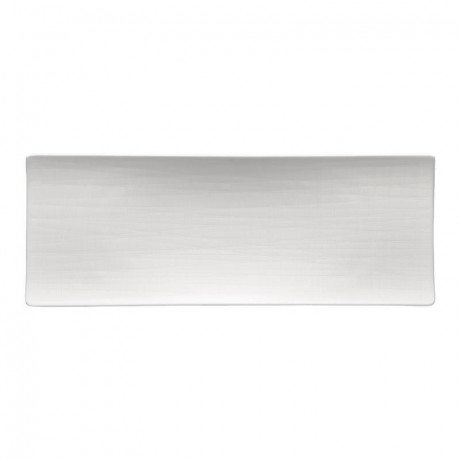 Rosenthal Rosenthal Mesh Weiss Platte flach 34x13 cm Rosenthal Mesh Белая тарелка плоская 34x13 см
