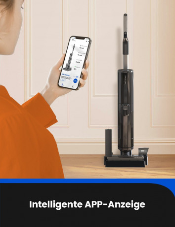 meeteu meeteu Nass-Trocken-Akkusauger 4-in-1 Kabellos mit Akku Staubsauger, 45 Minuten Laufzeit, automatische Reinigung  Беспроводной пылесос Meeteu для влажной и сухой уборки, беспроводной пылесос 4-в-1 с аккумулятором, время работы 45 минут, автоматичес