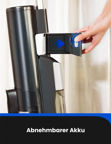 meeteu meeteu Nass-Trocken-Akkusauger 4-in-1 Kabellos mit Akku Staubsauger, 45 Minuten Laufzeit, automatische Reinigung  Беспроводной пылесос Meeteu для влажной и сухой уборки, беспроводной пылесос 4-в-1 с аккумулятором, время работы 45 минут, автоматичес