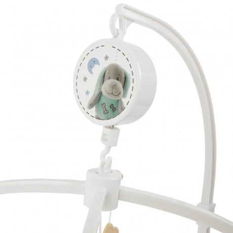 bieco Musikmobile Baby Spieluhr mit Melodie LaLeLu Babybett Einschlafhilfe O 33 cm Mobiles Музыкальный мобиль Детская музыкальная шкатулка с мелодией Детская кроватка LaLeLu для сна O 33 см Мобилы