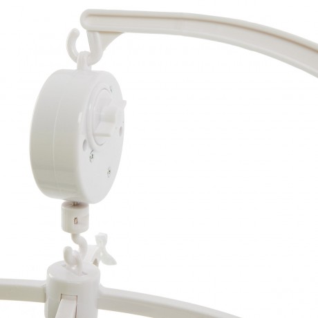 bieco Musikmobile Baby Spieluhr mit Melodie LaLeLu Babybett Einschlafhilfe O 33 cm Mobiles Музыкальный мобиль Детская музыкальная шкатулка с мелодией Детская кроватка LaLeLu для сна O 33 см Мобилы