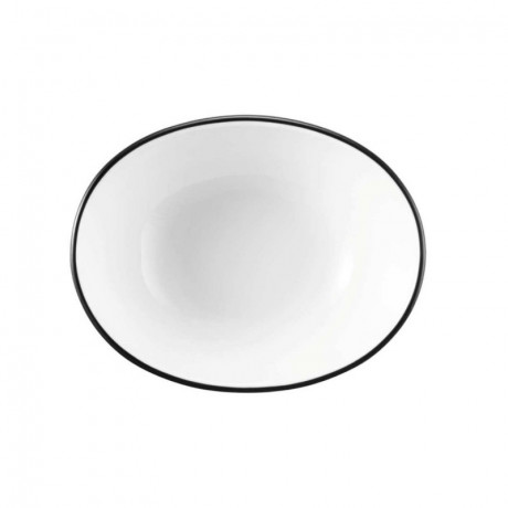 Seltmann Weiden Seltmann Weiden Modern Life Black Line Bowl oval 12x9,5x4,5 cm / 0,18 L Seltmann Weiden Modern Life Black Line Миска овальная 12x9,5x4,5 см / 0,18 л