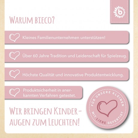 bieco Nachziehspielzeug Holz Dinos Kinder Nachziehtier Holzspielzeug ab 1J. Ziehtier Nachziehspielzeug Игрушка-перетягивание деревянные динозавры детская игрушка-перетаскивание от 1 года. Потяните за игрушку