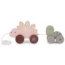 bieco Nachziehspielzeug Holz Dinos Kinder Nachziehtier Holzspielzeug ab 1J. Ziehtier Nachziehspielzeug Игрушка-перетягивание деревянные динозавры детская игрушка-перетаскивание от 1 года. Потяните за игрушку