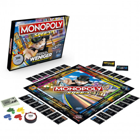 Hasbro Monopoly Speed Brettspiel Настольная игра «Монополия на скорость»