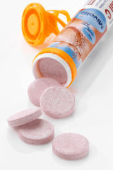 Mivolis Vitamin C Brausetabletten SET 3x20 St, Миволис НАБОР Шипучие таблетки Витамин C 240 мг со вкусом апельсина, 3х20 шт