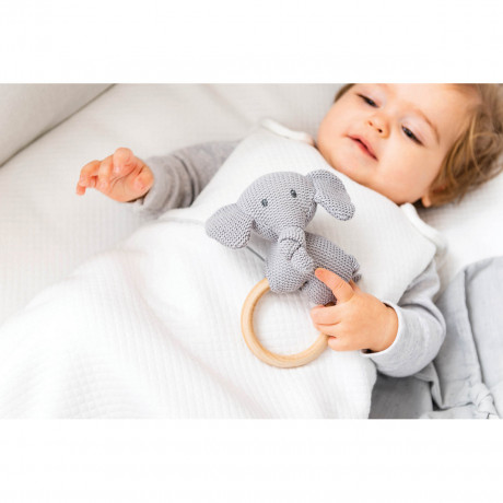 Nattou Greifling Elefant Сжимая игрушечного слона