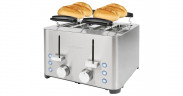 ProfiCook ProfiCook Toaster PC-TA 1252 edelstahl, 1.500 Watt, fur 4 Scheiben Toast  edelstahl Тостер ProfiCook PC-TA 1252 нержавеющая сталь, 1500 Вт, на 4 ломтика тостов