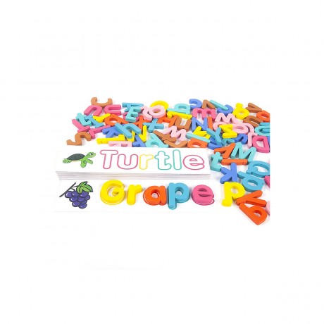 Syntek Wortspielzeug fur Kinder Kinder Englisch Brief Rechtschreibung Wort Karte passende Spielzeug Словарные игрушки для детей