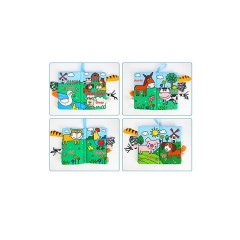 frler frler Baby Stoffbuch Tiere Babybucher fur Kinder frler детская тканевая книга животные детские книги для детей