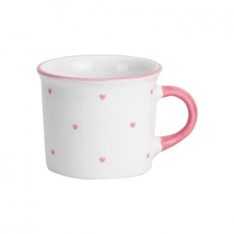 Gmundner Keramik Gmundner Keramik Herzerl Rosa Kaffee Haferl glatt 0,24 L Кружка Gmundner керамическая сердце розовая гладкая 0,24 л