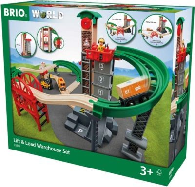 BRIO Grosses Lagerhaus-Set mit Aufzug Большой складской комплекс с лифтом