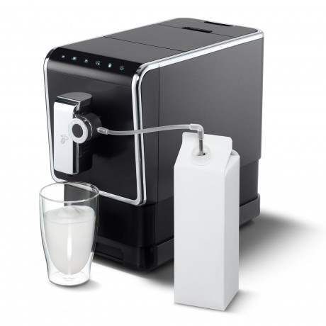 Tchibo Tchibo Kaffeevollautomat Esperto PRO mit One Touch Funktion fur Caffe Crema, Espresso und Milch, One Touch Milk System edelstahlfarben Полностью автоматическая кофемашина Tchibo Esperto PRO с функцией One Touch для приготовления кофе со сливками, э