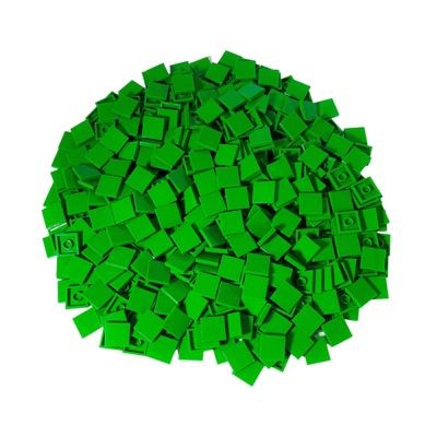 LEGO LEGO 2x2 Fliesen Grun - 250 Stuck - Green tile 3068b LEGO 2x2 Плитки Зеленые - 250 штук - Зеленая плитка 3068b