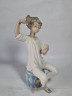 Статуэтка винтажная Liadro "Мальчик с расческой", ручная работа, фарфор, 21 см, Испания, 1970-80гг.