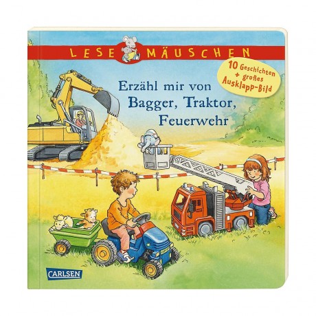 Carlsen Verlag Lesemauschen: Erzahl mir von Bagger Закладка: Расскажи мне о Бэггере