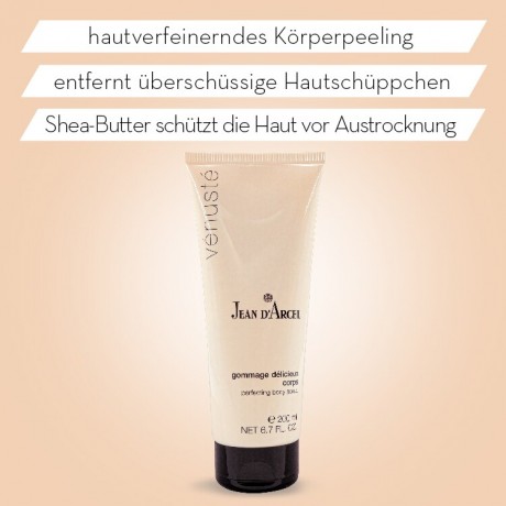 JEAN D'ARCEL gommage delicieux corps VENUSTE Korperpeeling vitalisiert regeneriert pflegt  gommage delicieux corps VENUSTE пилинг для тела оздоравливает регенерирует заботится