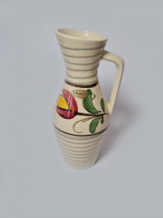 Scheurich Ваза-кувшин с цветочным рисунком ручной работы, 21,5 x 9,5см, Германия, 1960-70гг.