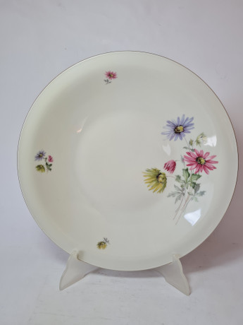 Eschenbach Bavaria Глубокая тарелка "Разноцветные ромашки", 31 x 4,5 см, Германия, 1960-70гг.