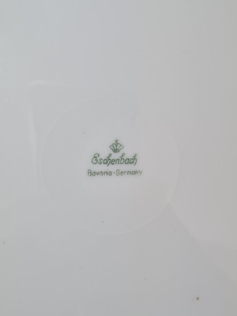 Eschenbach Bavaria Глубокая тарелка "Разноцветные ромашки", 31 x 4,5 см, Германия, 1960-70гг.