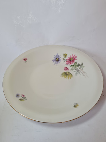 Eschenbach Bavaria Глубокая тарелка "Разноцветные ромашки", 31 x 4,5 см, Германия, 1960-70гг.