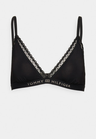 Tommy Hilfiger UNLINED  Triangle bra black UNLINED Бюстгальтер с треугольными чашечками черный
