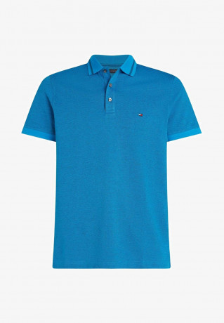 Tommy Hilfiger KURZARM Polo shirt blau ПОЛО С КОРОТКИМ РУКАВОМ синий