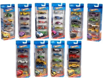 Mattel Hot Wheels 5er Geschenkset Sortiment Ассортимент подарочных наборов Hot Wheels из 5 упаковок