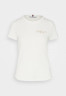 Tommy Hilfiger SLIM GOLD C-NK SS Print T-shirt ecru SLIM GOLD C-NK SS Футболка с принтом экрю