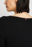 Tommy Hilfiger KNEE DRESS  Jersey dress black ПЛАТЬЕ НА КОЛЕНАХ Платье из джерси черный
