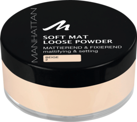 MANHATTAN Cosmetics Пудра для лица Soft Mat Loose Powder Beige 2, 20 г