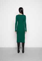Tommy Hilfiger FRILL MIDI DRESS Jumper dress prep green ПЛАТЬЕ МИДИ FRILL платье-джемпер подготовка зеленый