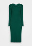 Tommy Hilfiger FRILL MIDI DRESS Jumper dress prep green ПЛАТЬЕ МИДИ FRILL платье-джемпер подготовка зеленый