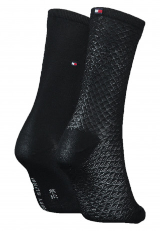 Tommy Hilfiger 2 PACK Socks black 2 УПАКОВКИ носков черный