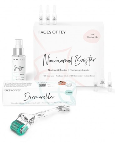 FACES OF FEY Microneedlingset Basic Niacinamid 0,25mm  Набор для микронидлинга Basic Niacinamide 0,25 мм