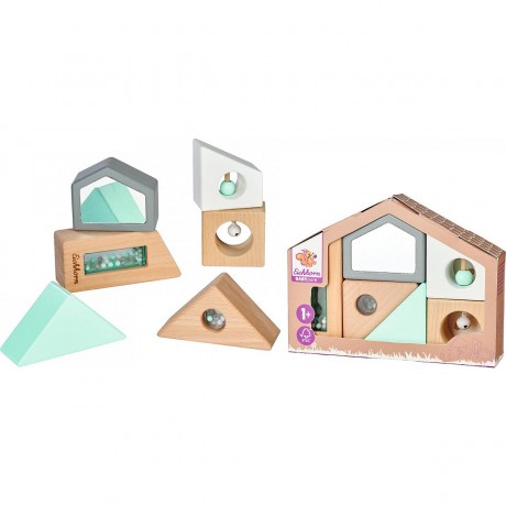 Eichhorn Baby Pure Sensorik Soundbausteine Детские сенсорные звуковые строительные блоки Baby Pure