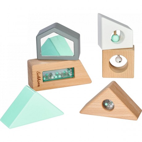 Eichhorn Baby Pure Sensorik Soundbausteine Детские сенсорные звуковые строительные блоки Baby Pure