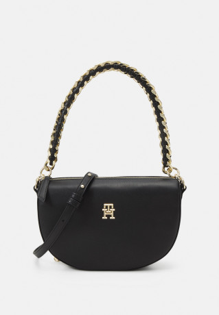 Tommy Hilfiger HALF MOON CROSSOVER Across body bag black HALF MOON CROSSOVER Сумка через плечо черный