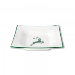 Gmundner Keramik Gmundner Keramik Gruner Hirsch Suppenteller 20x20x4,2 cm Керамическая тарелка Gmundner из зеленого оленя 20x20x4,2 см