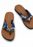 Tommy Hilfiger ELEVATED ROPE PRINT T-bar sandals space blue ELEVATED ROPE PRINT Сандалии с Т-образной перемычкой космический синий