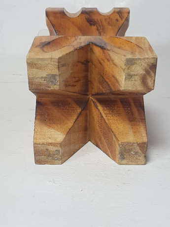 Mallorca Деревянный подсвечник "Испанский танец", 14,5 x 6,5 см, Испания, 1960-70гг.