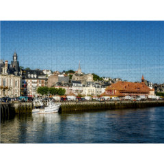 CALVENDO Puzzle CALVENDO Puzzle Along der Kanalkuste von Calvados Пазл CALVENDO Puzzle Вдоль Ла-Манша Побережье Кальвадоса