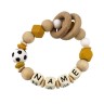 elefantasie Greifling Fussball personalisiert mit Namen Игрушечный футбол Grip с именем