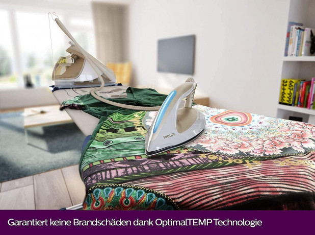 Philips Philips Dampfbugelstation Dampfbugel-Set,Dampfbugelstation, Bugelstation,Dampfbugeleisen, 1800,00 ml Wassertank, 1,8L Tank abnehmbar,Bugeleisen Dampf,Bugelstationen mit Dampfstation  Паровая гладильная станция Philips, набор для паровой глажки, па