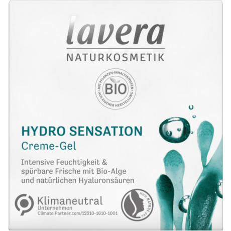 lavera Hydro Sensation Creme-Gel, Лавера Крем-гель Hydro Sensation с органическими водорослями и натуральной гиалуроновой кислотой  50мл